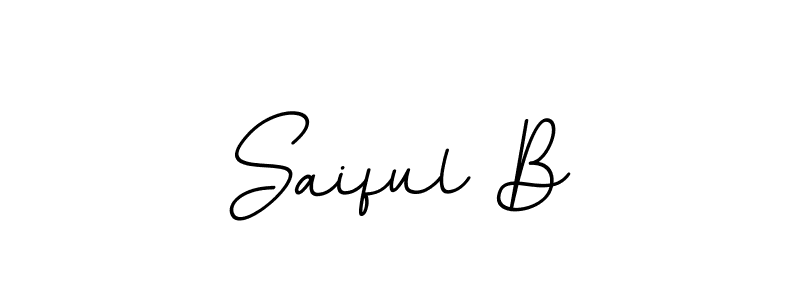 This is the best signature style for the Saiful B name. Also you like these signature font (BallpointsItalic-DORy9). Mix name signature. Saiful B signature style 11 images and pictures png