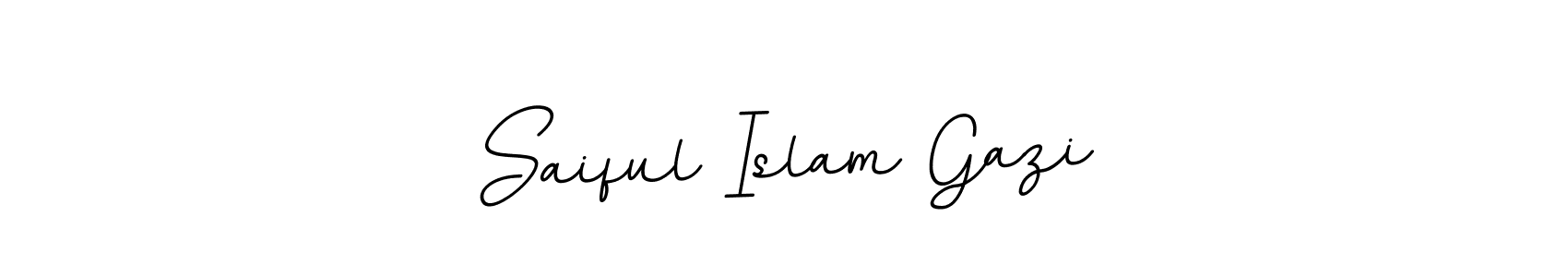 Create a beautiful signature design for name Saiful Islam Gazi. With this signature (BallpointsItalic-DORy9) fonts, you can make a handwritten signature for free. Saiful Islam Gazi signature style 11 images and pictures png
