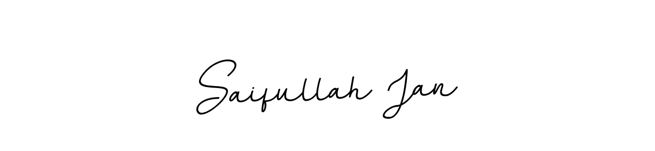 Create a beautiful signature design for name Saifullah Jan. With this signature (BallpointsItalic-DORy9) fonts, you can make a handwritten signature for free. Saifullah Jan signature style 11 images and pictures png