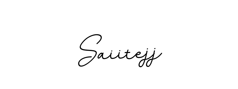 Design your own signature with our free online signature maker. With this signature software, you can create a handwritten (BallpointsItalic-DORy9) signature for name Saiitejj. Saiitejj signature style 11 images and pictures png