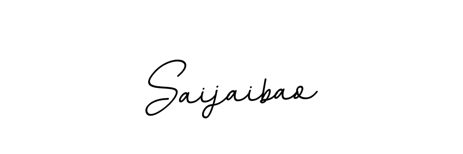 You should practise on your own different ways (BallpointsItalic-DORy9) to write your name (Saijaibao) in signature. don't let someone else do it for you. Saijaibao signature style 11 images and pictures png