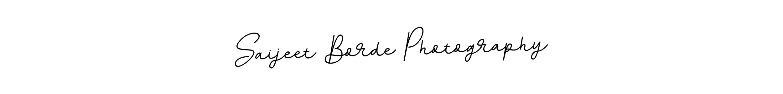 Create a beautiful signature design for name Saijeet Borde Photography. With this signature (BallpointsItalic-DORy9) fonts, you can make a handwritten signature for free. Saijeet Borde Photography signature style 11 images and pictures png