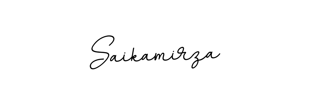 Create a beautiful signature design for name Saikamirza. With this signature (BallpointsItalic-DORy9) fonts, you can make a handwritten signature for free. Saikamirza signature style 11 images and pictures png
