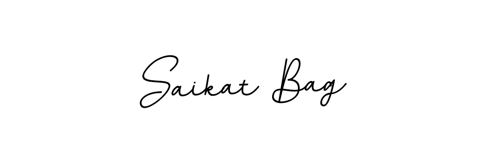 How to make Saikat Bag name signature. Use BallpointsItalic-DORy9 style for creating short signs online. This is the latest handwritten sign. Saikat Bag signature style 11 images and pictures png