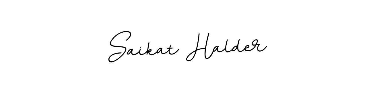 You should practise on your own different ways (BallpointsItalic-DORy9) to write your name (Saikat Halder) in signature. don't let someone else do it for you. Saikat Halder signature style 11 images and pictures png