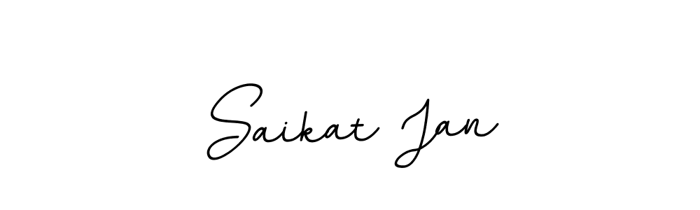 Saikat Jan stylish signature style. Best Handwritten Sign (BallpointsItalic-DORy9) for my name. Handwritten Signature Collection Ideas for my name Saikat Jan. Saikat Jan signature style 11 images and pictures png