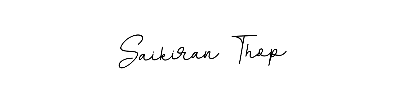 if you are searching for the best signature style for your name Saikiran Thop. so please give up your signature search. here we have designed multiple signature styles  using BallpointsItalic-DORy9. Saikiran Thop signature style 11 images and pictures png