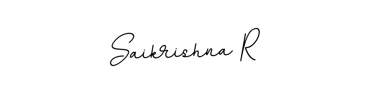 You should practise on your own different ways (BallpointsItalic-DORy9) to write your name (Saikrishna R) in signature. don't let someone else do it for you. Saikrishna R signature style 11 images and pictures png