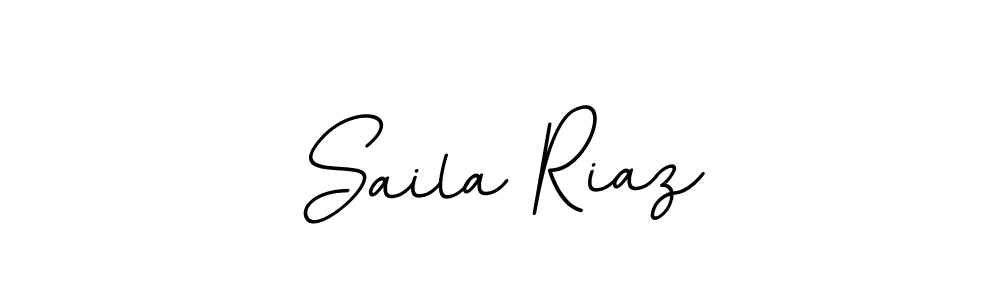 Use a signature maker to create a handwritten signature online. With this signature software, you can design (BallpointsItalic-DORy9) your own signature for name Saila Riaz. Saila Riaz signature style 11 images and pictures png
