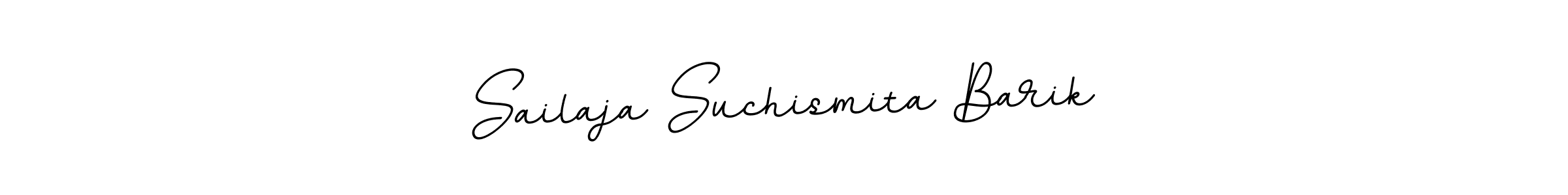 Design your own signature with our free online signature maker. With this signature software, you can create a handwritten (BallpointsItalic-DORy9) signature for name Sailaja Suchismita Barik. Sailaja Suchismita Barik signature style 11 images and pictures png