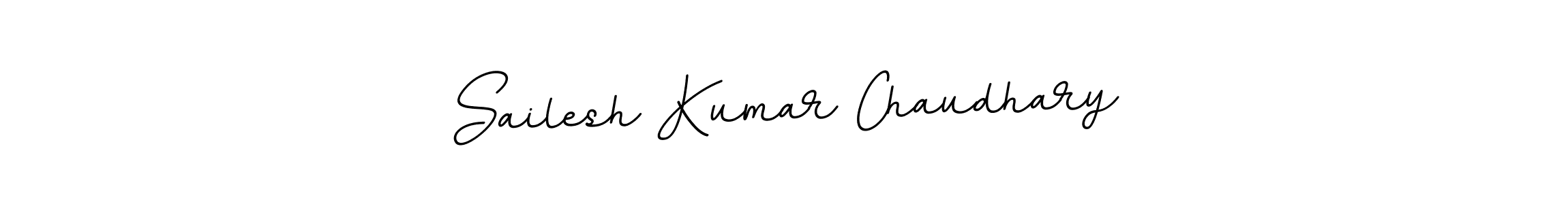 Create a beautiful signature design for name Sailesh Kumar Chaudhary. With this signature (BallpointsItalic-DORy9) fonts, you can make a handwritten signature for free. Sailesh Kumar Chaudhary signature style 11 images and pictures png