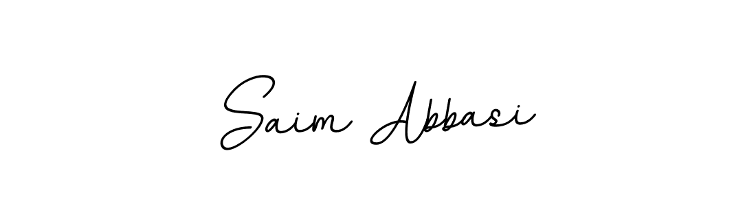 Saim Abbasi stylish signature style. Best Handwritten Sign (BallpointsItalic-DORy9) for my name. Handwritten Signature Collection Ideas for my name Saim Abbasi. Saim Abbasi signature style 11 images and pictures png
