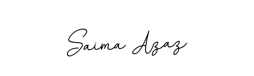 Create a beautiful signature design for name Saima Azaz. With this signature (BallpointsItalic-DORy9) fonts, you can make a handwritten signature for free. Saima Azaz signature style 11 images and pictures png