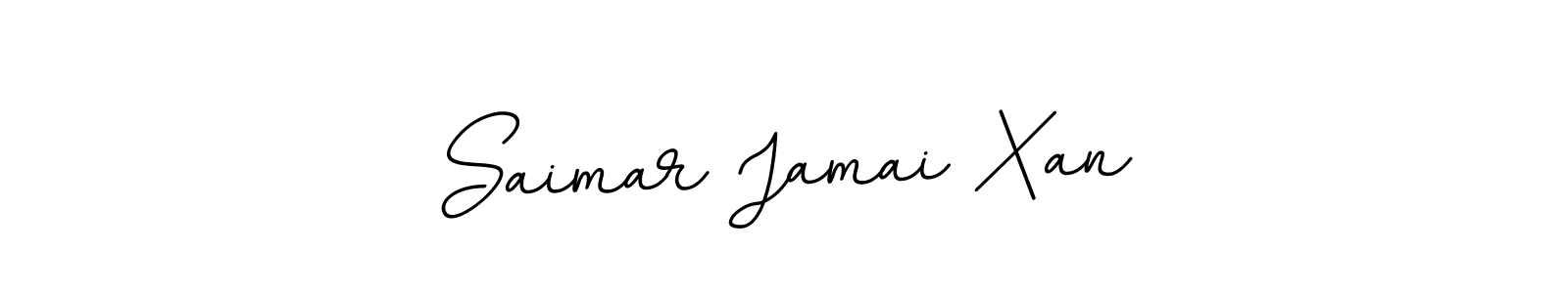 This is the best signature style for the Saimar Jamai Xan name. Also you like these signature font (BallpointsItalic-DORy9). Mix name signature. Saimar Jamai Xan signature style 11 images and pictures png