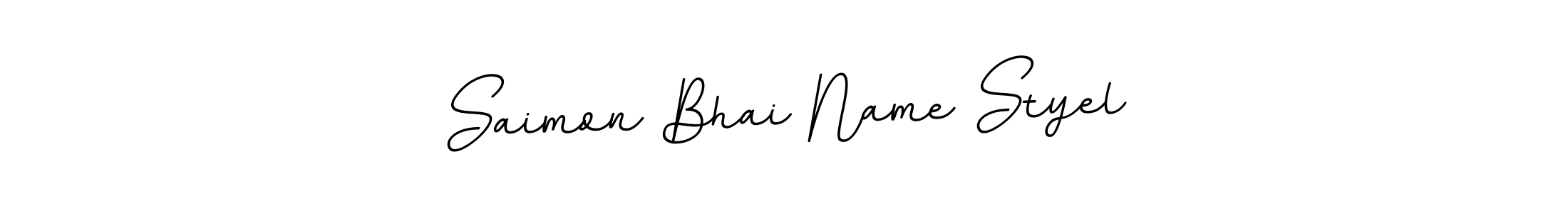 if you are searching for the best signature style for your name Saimon Bhai Name Styel. so please give up your signature search. here we have designed multiple signature styles  using BallpointsItalic-DORy9. Saimon Bhai Name Styel signature style 11 images and pictures png