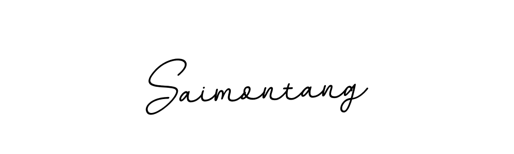 Create a beautiful signature design for name Saimontang. With this signature (BallpointsItalic-DORy9) fonts, you can make a handwritten signature for free. Saimontang signature style 11 images and pictures png