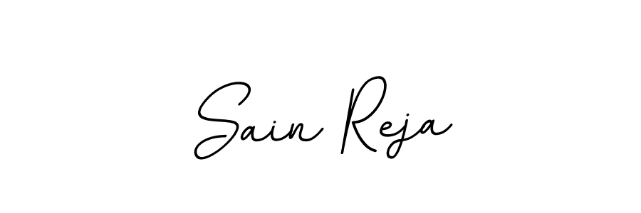 How to make Sain Reja name signature. Use BallpointsItalic-DORy9 style for creating short signs online. This is the latest handwritten sign. Sain Reja signature style 11 images and pictures png