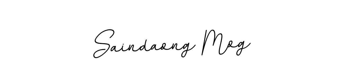 How to make Saindaong Mog name signature. Use BallpointsItalic-DORy9 style for creating short signs online. This is the latest handwritten sign. Saindaong Mog signature style 11 images and pictures png