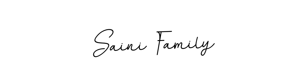 Make a short Saini Family signature style. Manage your documents anywhere anytime using BallpointsItalic-DORy9. Create and add eSignatures, submit forms, share and send files easily. Saini Family signature style 11 images and pictures png