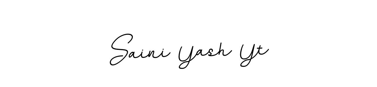BallpointsItalic-DORy9 is a professional signature style that is perfect for those who want to add a touch of class to their signature. It is also a great choice for those who want to make their signature more unique. Get Saini Yash Yt name to fancy signature for free. Saini Yash Yt signature style 11 images and pictures png