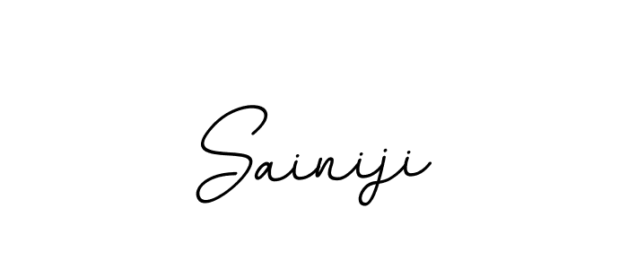 How to make Sainiji name signature. Use BallpointsItalic-DORy9 style for creating short signs online. This is the latest handwritten sign. Sainiji signature style 11 images and pictures png