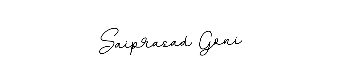 Make a beautiful signature design for name Saiprasad Goni. With this signature (BallpointsItalic-DORy9) style, you can create a handwritten signature for free. Saiprasad Goni signature style 11 images and pictures png