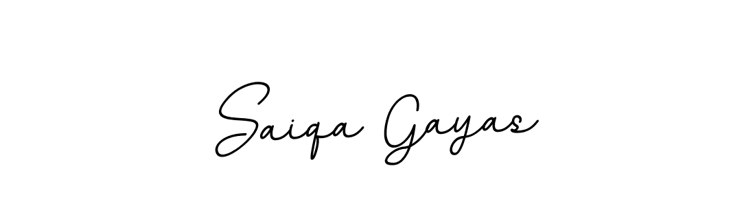 Make a beautiful signature design for name Saiqa Gayas. Use this online signature maker to create a handwritten signature for free. Saiqa Gayas signature style 11 images and pictures png