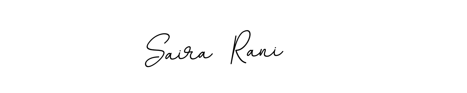 How to make Saira  Rani     name signature. Use BallpointsItalic-DORy9 style for creating short signs online. This is the latest handwritten sign. Saira  Rani     signature style 11 images and pictures png