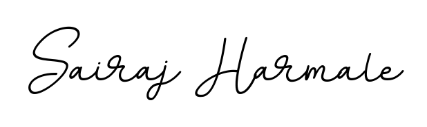 The best way (BallpointsItalic-DORy9) to make a short signature is to pick only two or three words in your name. For converting this name Sairaj Harmale. Sairaj Harmale signature style 11 images and pictures png