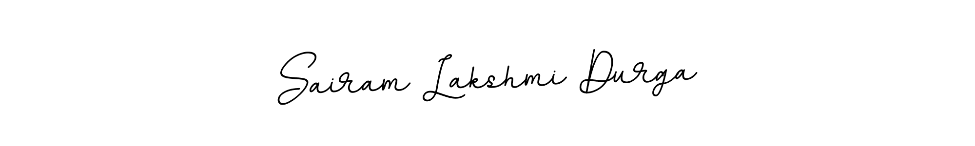 Create a beautiful signature design for name Sairam Lakshmi Durga. With this signature (BallpointsItalic-DORy9) fonts, you can make a handwritten signature for free. Sairam Lakshmi Durga signature style 11 images and pictures png