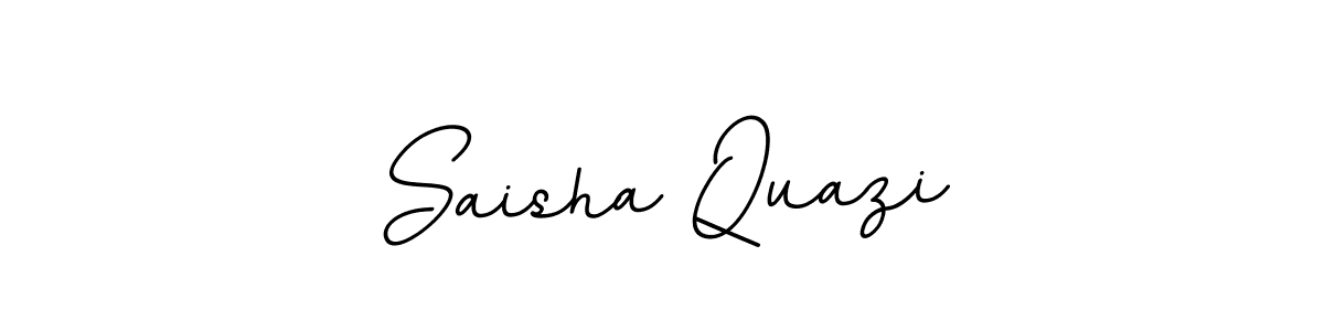 It looks lik you need a new signature style for name Saisha Quazi. Design unique handwritten (BallpointsItalic-DORy9) signature with our free signature maker in just a few clicks. Saisha Quazi signature style 11 images and pictures png