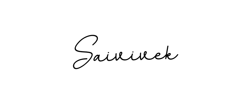 Make a beautiful signature design for name Saivivek. With this signature (BallpointsItalic-DORy9) style, you can create a handwritten signature for free. Saivivek signature style 11 images and pictures png