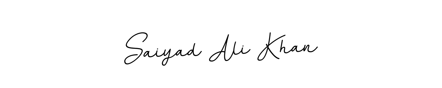 The best way (BallpointsItalic-DORy9) to make a short signature is to pick only two or three words in your name. The name Saiyad Ali Khan include a total of six letters. For converting this name. Saiyad Ali Khan signature style 11 images and pictures png