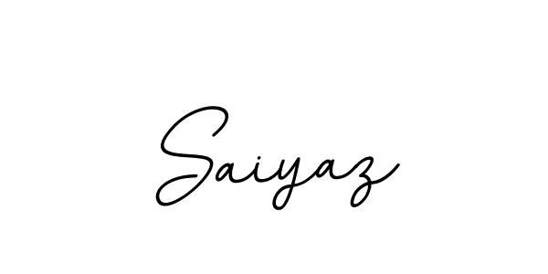 Design your own signature with our free online signature maker. With this signature software, you can create a handwritten (BallpointsItalic-DORy9) signature for name Saiyaz. Saiyaz signature style 11 images and pictures png