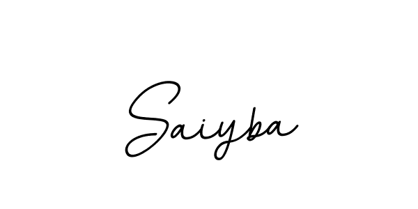 Saiyba stylish signature style. Best Handwritten Sign (BallpointsItalic-DORy9) for my name. Handwritten Signature Collection Ideas for my name Saiyba. Saiyba signature style 11 images and pictures png