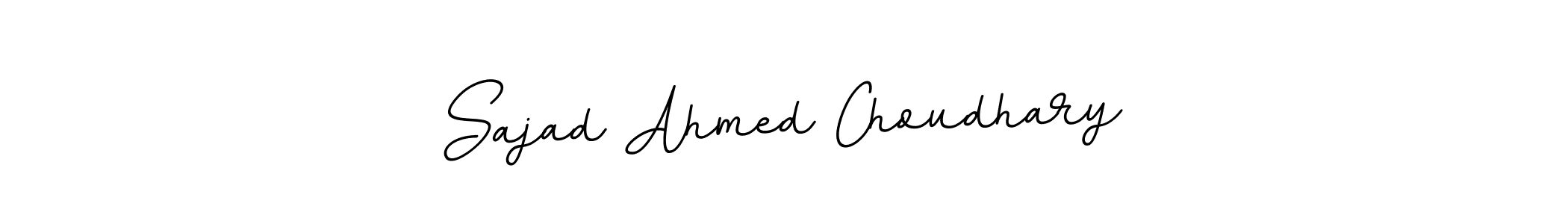 You can use this online signature creator to create a handwritten signature for the name Sajad Ahmed Choudhary. This is the best online autograph maker. Sajad Ahmed Choudhary signature style 11 images and pictures png