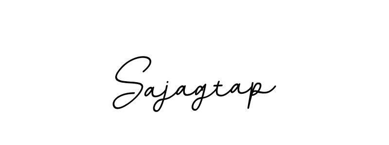 How to make Sajagtap name signature. Use BallpointsItalic-DORy9 style for creating short signs online. This is the latest handwritten sign. Sajagtap signature style 11 images and pictures png