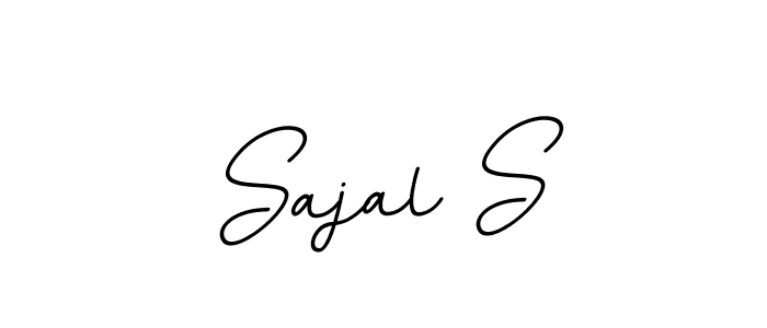Also You can easily find your signature by using the search form. We will create Sajal S name handwritten signature images for you free of cost using BallpointsItalic-DORy9 sign style. Sajal S signature style 11 images and pictures png