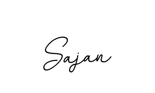 Create a beautiful signature design for name Sajan. With this signature (BallpointsItalic-DORy9) fonts, you can make a handwritten signature for free. Sajan signature style 11 images and pictures png