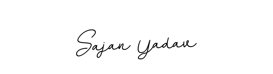 Sajan Yadav stylish signature style. Best Handwritten Sign (BallpointsItalic-DORy9) for my name. Handwritten Signature Collection Ideas for my name Sajan Yadav. Sajan Yadav signature style 11 images and pictures png