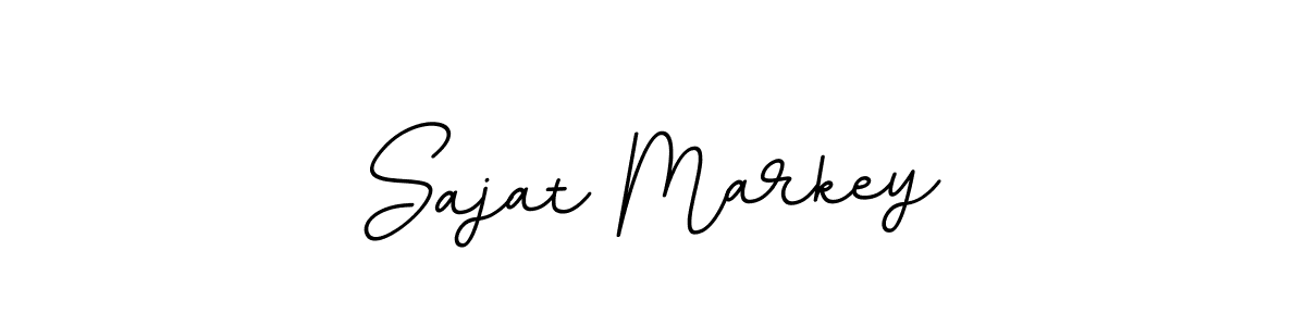 The best way (BallpointsItalic-DORy9) to make a short signature is to pick only two or three words in your name. The name Sajat Markey include a total of six letters. For converting this name. Sajat Markey signature style 11 images and pictures png