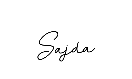 Create a beautiful signature design for name Sajda. With this signature (BallpointsItalic-DORy9) fonts, you can make a handwritten signature for free. Sajda signature style 11 images and pictures png