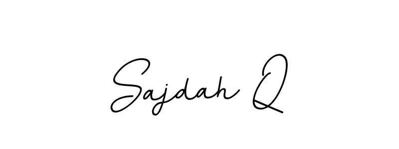 Once you've used our free online signature maker to create your best signature BallpointsItalic-DORy9 style, it's time to enjoy all of the benefits that Sajdah Q name signing documents. Sajdah Q signature style 11 images and pictures png