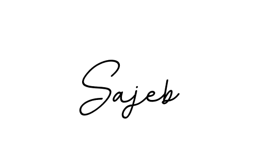 Make a beautiful signature design for name Sajeb. With this signature (BallpointsItalic-DORy9) style, you can create a handwritten signature for free. Sajeb signature style 11 images and pictures png
