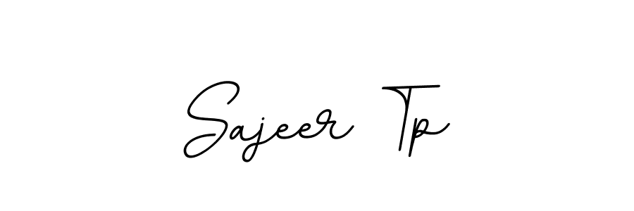 Make a beautiful signature design for name Sajeer Tp. With this signature (BallpointsItalic-DORy9) style, you can create a handwritten signature for free. Sajeer Tp signature style 11 images and pictures png