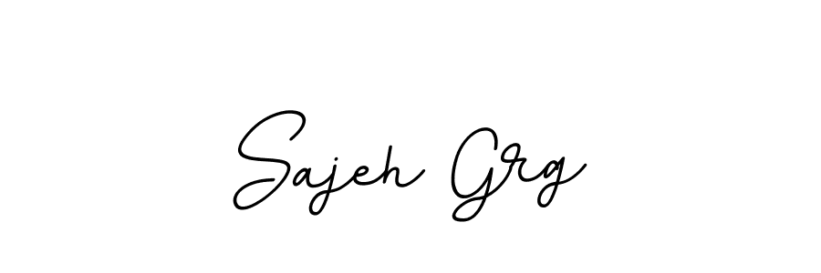 Check out images of Autograph of Sajeh Grg name. Actor Sajeh Grg Signature Style. BallpointsItalic-DORy9 is a professional sign style online. Sajeh Grg signature style 11 images and pictures png