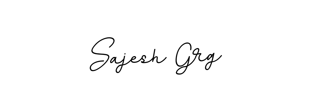 The best way (BallpointsItalic-DORy9) to make a short signature is to pick only two or three words in your name. The name Sajesh Grg include a total of six letters. For converting this name. Sajesh Grg signature style 11 images and pictures png