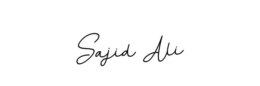 How to make Sajid Ali name signature. Use BallpointsItalic-DORy9 style for creating short signs online. This is the latest handwritten sign. Sajid Ali signature style 11 images and pictures png