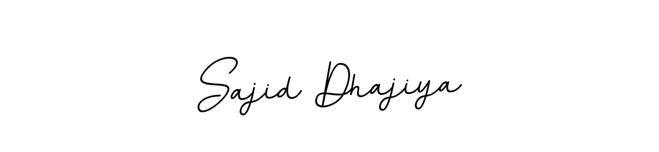 This is the best signature style for the Sajid Dhajiya name. Also you like these signature font (BallpointsItalic-DORy9). Mix name signature. Sajid Dhajiya signature style 11 images and pictures png