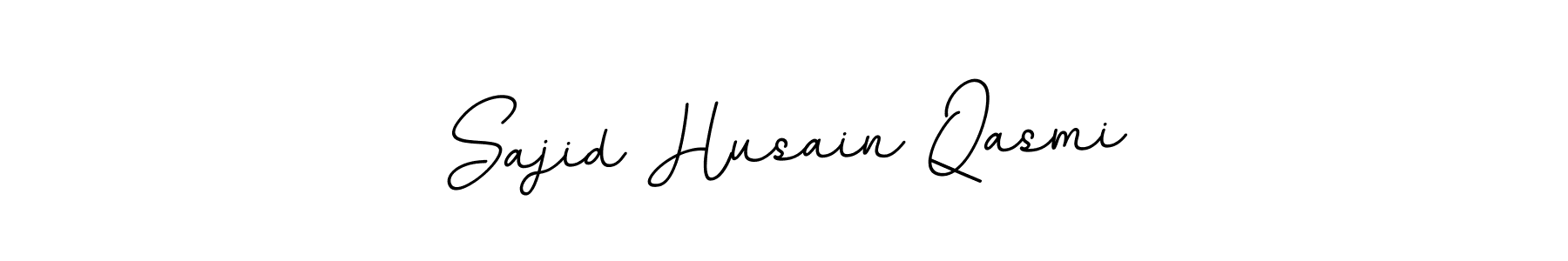 Use a signature maker to create a handwritten signature online. With this signature software, you can design (BallpointsItalic-DORy9) your own signature for name Sajid Husain Qasmi. Sajid Husain Qasmi signature style 11 images and pictures png